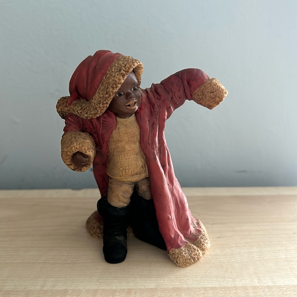 Vintage Martha Holcombe Jonathan ‘Maybe I Can Be Like Santa’ figurine
